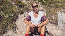 Elena Santarelli, dal mare alla montagna: “Lunga camminata in salita!”