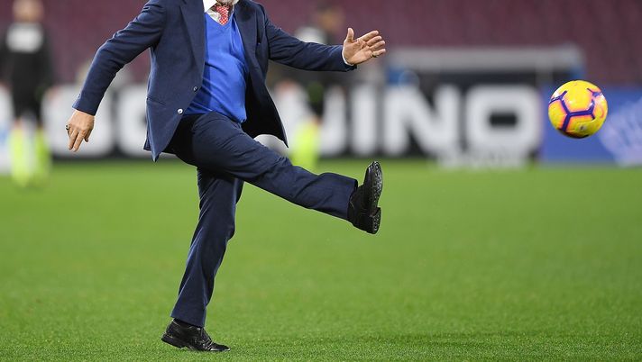 Il presidente della Sampdoria Massimo Ferrero Il presidente della Sampdoria Massimo Ferrero