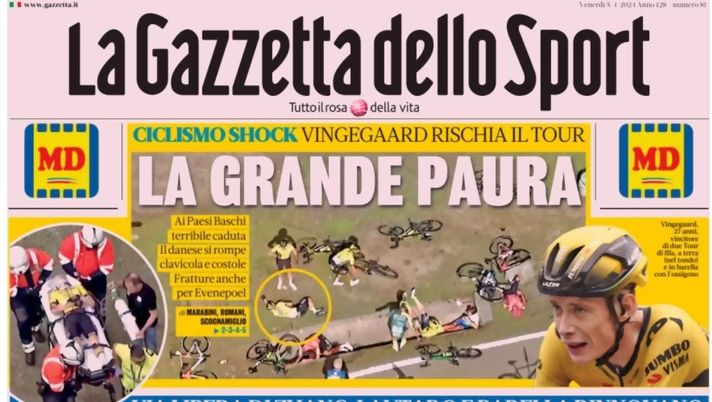 PRIMA PAGINA GAZZETTA DELLO SPORT OGGI: “Inzaghi al rinnovo, ci metto la firma”