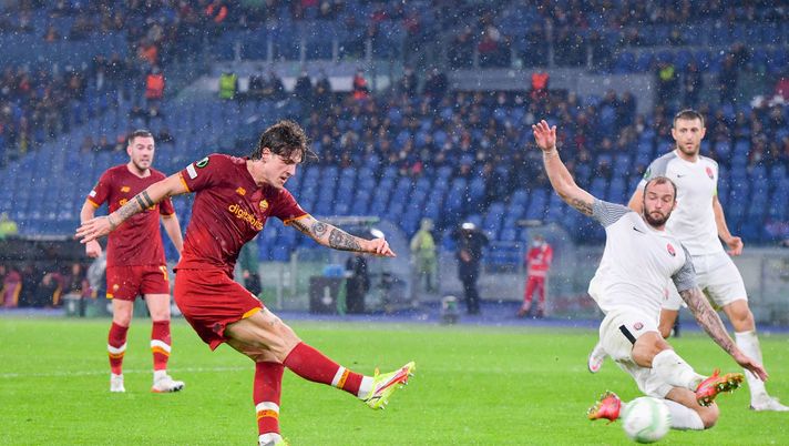 Getty Images Zaniolo show, segna e fa segnare: l’Europa della Roma continua - immagine 1