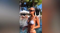 VIDEO / Magui splendida sirena: lady Joao Felix incanta
