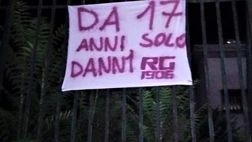 Torino, al Robaldo nella notte appesi striscioni di contestazione a Cairo
