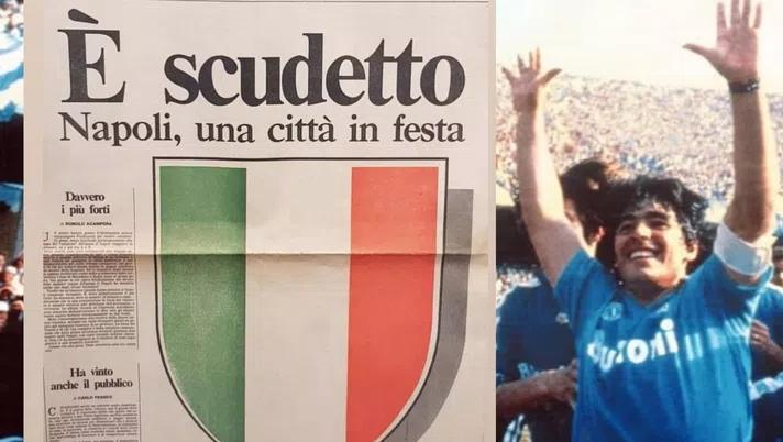 FOTO Il Napoli celebra il trentacinquesimo anniversario del primo scudetto - immagine 1