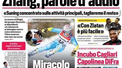 Prima Pagina, Corriere dello Sport: “Zhang parole d’addio, Suning concentrato sulle attività principali. Con Zlatan è più facile”