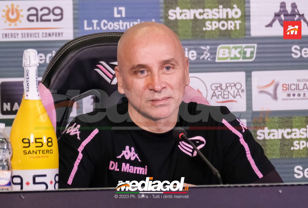 FOTO PALERMO, verso il l’Ascoli: Mister Eugenio Corini in sala stampa (Gallery) - immagine 27