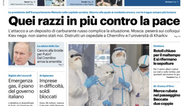 prima pagina