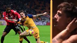 Milan-Roma finisce 3 a 1. Damiano dei Maneskin se la prende con l’arbitro