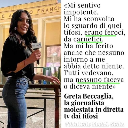 Esce dal derby e palpa la giornalista: tifoso toscano individuato, denuncia in arrivo- immagine 2