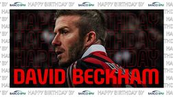 Beckham compie 46 anni: gli auguri di compleanno del Milan