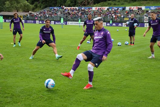 GERMOGLI PH: 17 LUGLIO 2021 MOENA TR RITIRO ESTIVO DELLA FIORENTINA CALCIO PRIMO ALLENAMENTO CON IL MISTER VINCENZO ITALIANO 