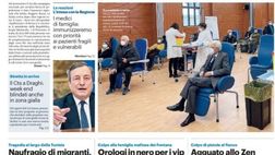 Prima Pagina, Giornale di Sicilia: “È il turno dei settantenni. Orologi in nero per i Vip, inchiesta e 12 arrestati. Agguato allo Zen, ferito un meccanico”