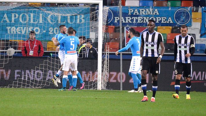 VIDEO Serie A, Udinese-Napoli 1-2: doppio Insigne, gli highlights del match VIDEO Serie A, Udinese-Napoli 1-2: doppio Insigne, gli highlights del match