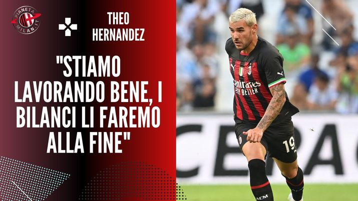 Theo Hernandez dopo Marsiglia-Milan (Getty Images) Theo Hernandez dopo Marsiglia-Milan