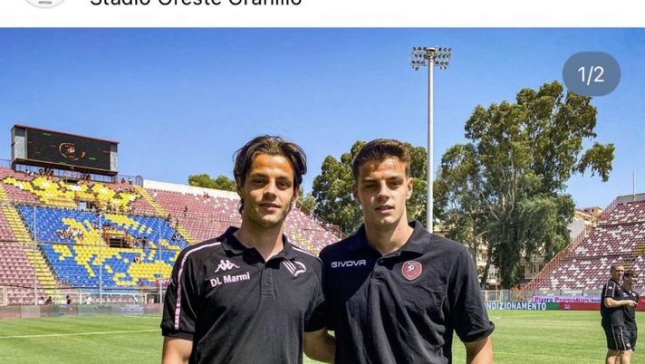 FOTO Reggina-Palermo, derby di famiglia per i gemelli Pierozzi allo stadio “Granillo” palermo