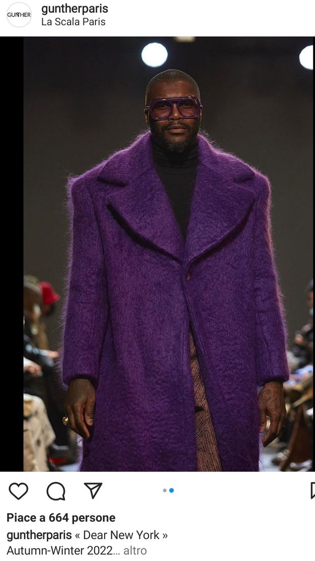 Djibril Cissé in passerella: non in uno stadio ma per la griffe di Naomi Gunther…- immagine 2