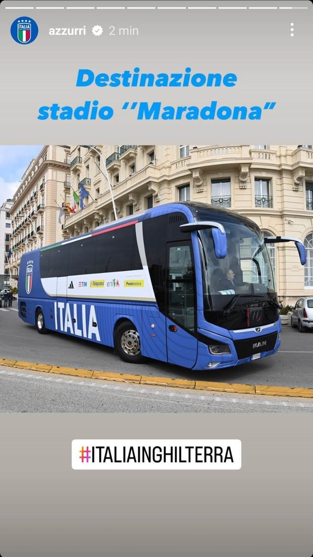 FOTO Italia-Inghilterra, gli azzurri lasciano l’hotel direzione “Maradona”- immagine 2