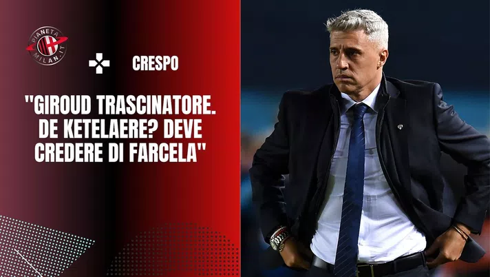 intervista Crespo Milan-Inter Supercoppa Italiana