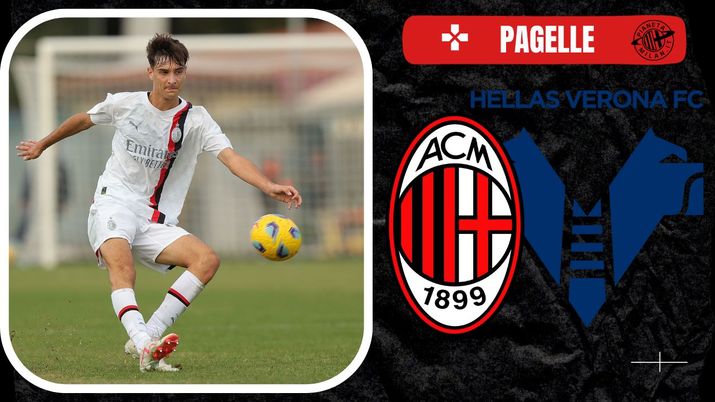 Pietro Parmiggiani, calciatore del Milan Primavera (getty images) Pietro Parmiggiani, calciatore del Milan Primavera (getty images)