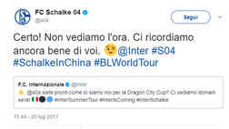 Lo Schalke 04 prende in giro l’Inter su Twitter: “Ci ricordiamo ancora bene di voi…”