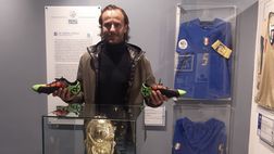 Un grande ex viola visita il Museo del calcio