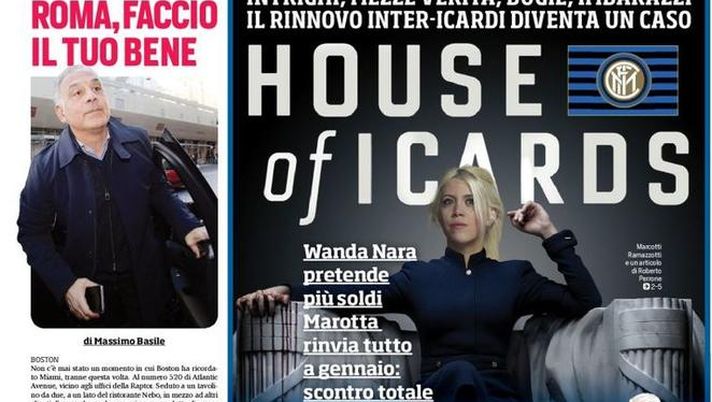 Prima Pagina, Corriere dello Sport: “House of Icards. Dela a Sarri: ‘Ti batto’. Vince solo Pippo…” 