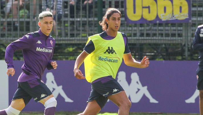 GERMOGLI PH: 19 LUGLIO 2021 MOENA TR RITIRO ESTIVO DELLA FIORENTINA CALCIO ALLENAMENTO POMERIDIANO PARTITINA NELLA FOTO 