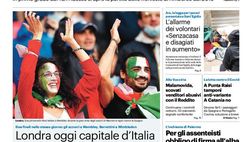 Prima Pagina, Giornale di Sicilia: “Londra oggi capitale d’Italia”