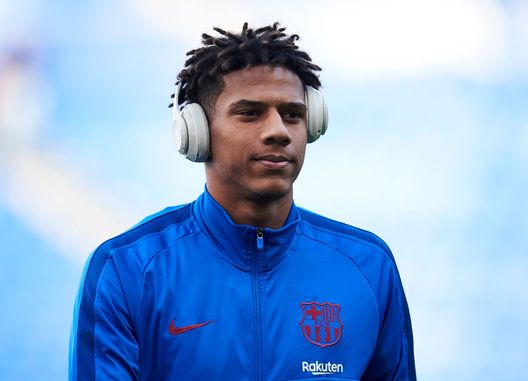 SAN SEBASTIAN, SPAIN - DECEMBER 14: Jean Clair Todibo of FC Barcelona looks on prior to the start the La Liga match between Real Sociedad and FC Barcelona at Estadio Anoeta on December 14, 2019 in San Sebastian, Spain. (Photo by Juan Manuel Serrano Arce/Getty Images) SAN SEBASTIAN, SPAIN - DECEMBER 14: Jean Clair Todibo of FC Barcelona looks on prior to the start the La Liga match between Real Sociedad and FC Barcelona at Estadio Anoeta on December 14, 2019 in San Sebastian, Spain. (Photo by Juan Manuel Serrano Arce/Getty Images)