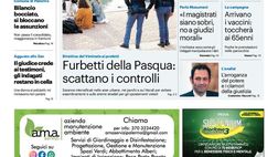Prima Pagina, Giornale di Sicilia: “La Finanziaria delle imboscate. Boom di casi a Palermo. Furbetti della Pasqua, scattano i controlli”