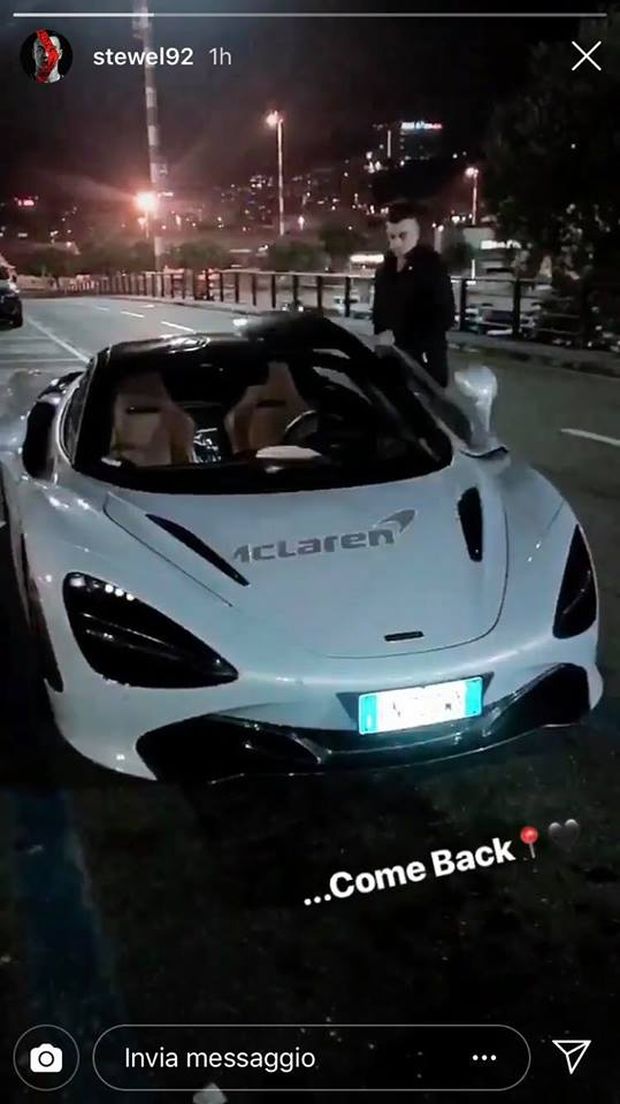 Una Instagram Stories di Stephan El Shaarawy 