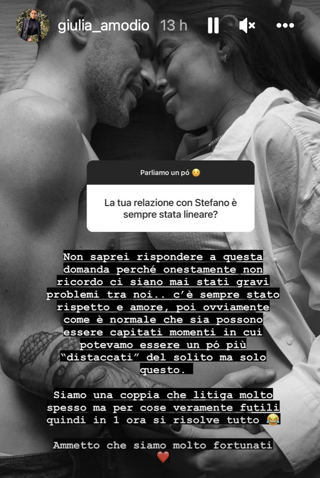 Giulia Amodio: “Io e Sensi? Mai stai gravi problemi. Noi molto fortunati perché…”- immagine 2