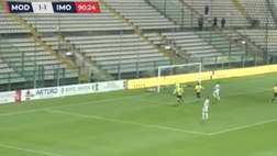 Clamoroso a Modena, gol da 80 metri del portiere