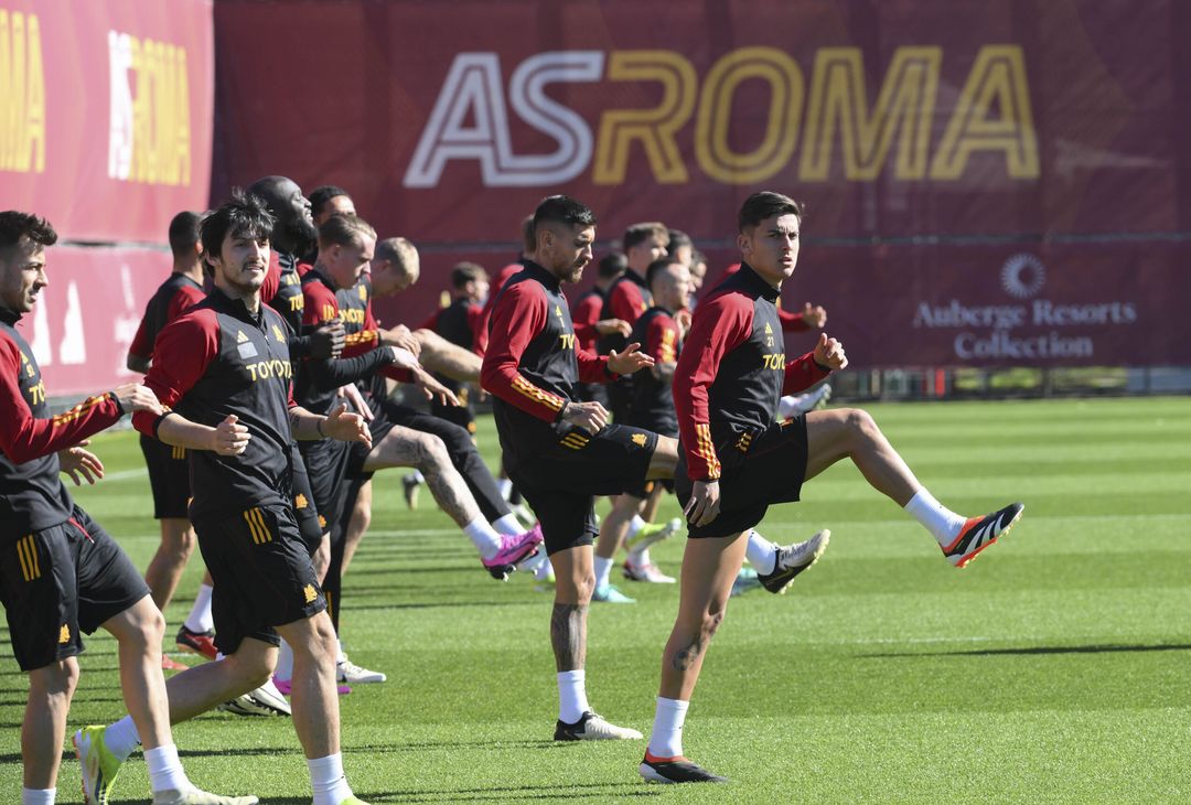 Roma, la rifinitura alla vigilia della gara con il Feyenoord – FOTOGALLERY - immagine 33