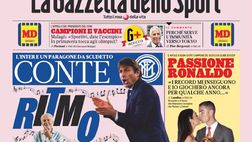 La prima pagina de La Gazzetta dello Sport e del Corriere dello Sport