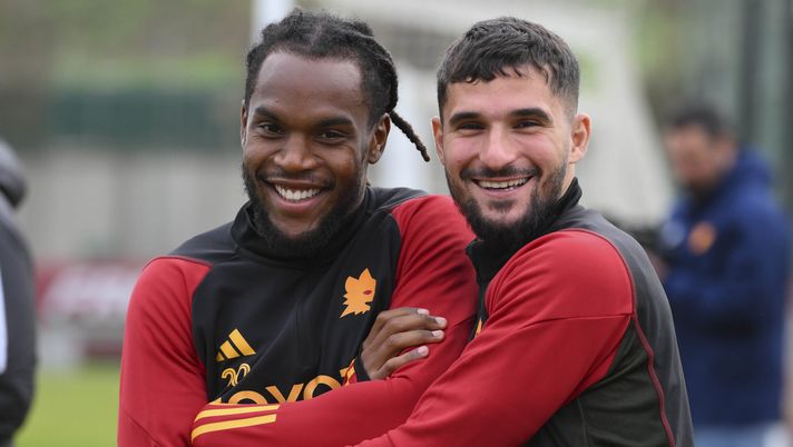 Ieri allenamento a Trigoria: bene Chris, Sanches e Azmoun - immagine 1