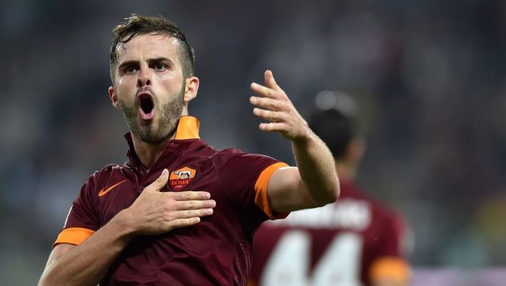 Esultanza Miralem Pjanic Roma dopo il gol 1-2 Goal celebration
Parma 24-09-2014 Stadio Ennio Tardini, Football Calcio Serie A Parma - AS Roma. Foto Andrea Staccioli / Insidefoto Asta, quando farla? Problema infrasettimanale, ma c’è una pazza idea - immagine 1