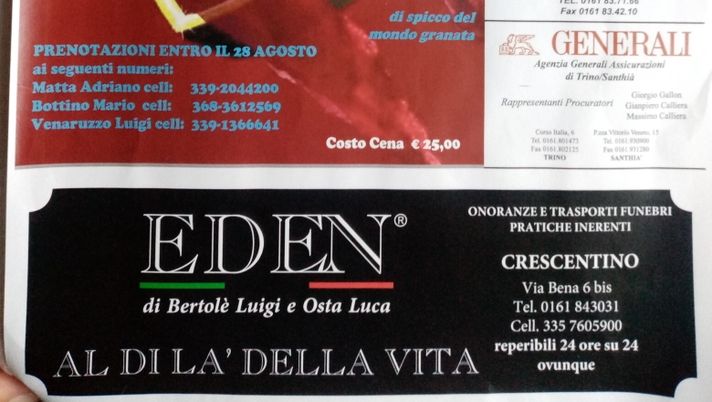 Torino, cena e festeggiamenti per il 50° compleanno del Toro Club di Crescentino - immagine 1
