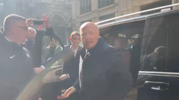 VIDEO FCIN1908 / Inter-Atletico, l’arrivo di Marotta e Antonello al pranzo Uefa
