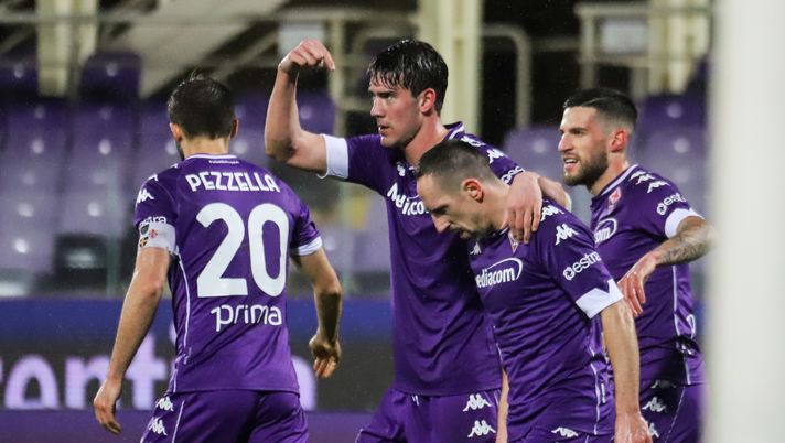 GERMOGLI PH: 23 GENNAIO 2021 FIRENZE STADIO ARTEMIO FRANCHI SERIE A FIORENTINA VS CROTONE NELLA FOTO GOL ED ESULTANZA VLAHOVIC GERMOGLI PH: 23 GENNAIO 2021 FIRENZE STADIO ARTEMIO FRANCHI SERIE A FIORENTINA VS CROTONE NELLA FOTO GOL ED ESULTANZA VLAHOVIC