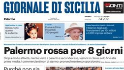 Prima Pagina, Giornale di Sicilia: “Palermo rossa per 8 giorni. Troppe aziende in crisi, protesta da Nord a Sud”