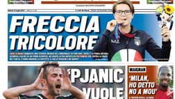 Prima Pagina, Tuttosport: “Freccia Tricolore! Pjanic vuole la Juve”