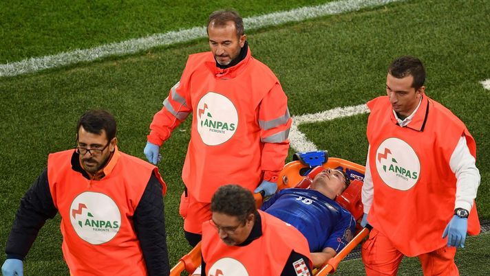 infortunio Riccardo Montolivo Italia-Spagna