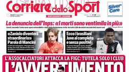 EDICOLA CDS – L’Inter gioca 11 contro 11 e Cavani la spara grossa