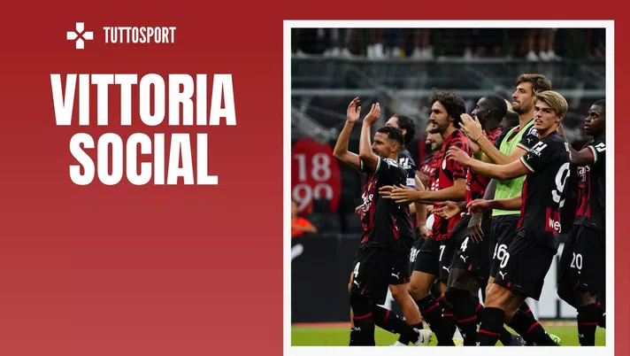Milan, l'entusiasmo social dopo il 4-2 all'Udinese (Getty Images)