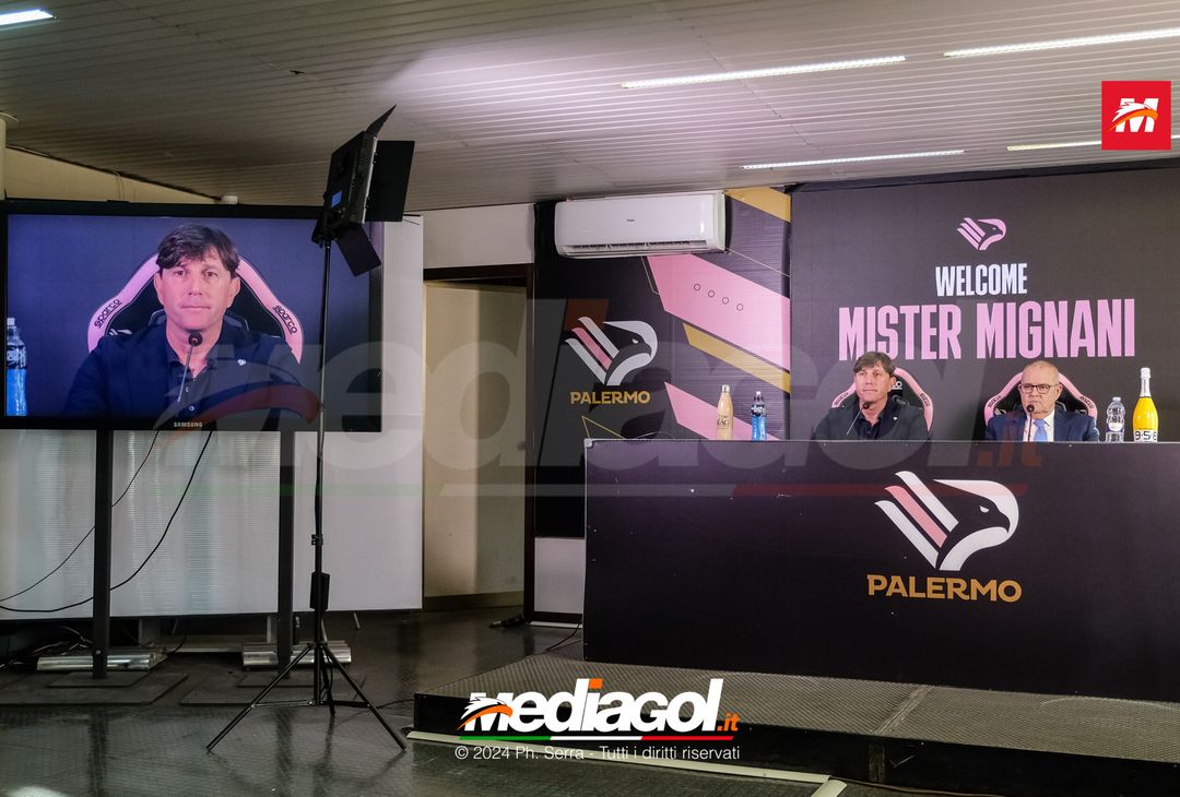 FOTO PALERMO, presentato mister Michele Mignani in conferenza stampa (Gallery) - immagine 3
