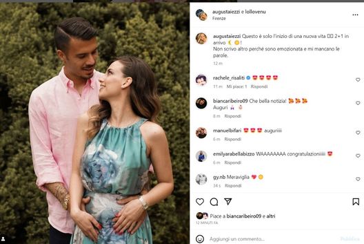 FOTO – Gioia per Venuti, sarà presto babbo. L’annuncio sui social- immagine 2