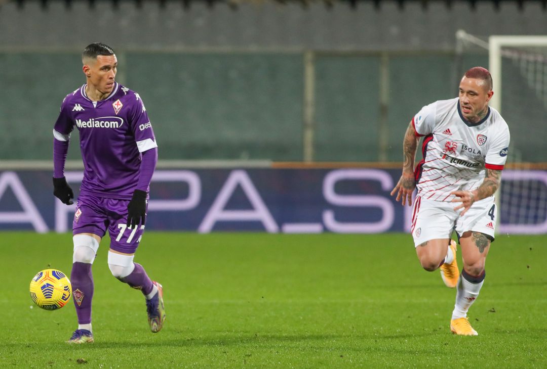  GERMOGLI PH 10 GENNAIO 2020 CAMPIONATO SERIE A DI CALCIO STADIO ARTEMIO FRANCHI FIORENTINA VS CAGLIARI NELLA FOTO CALLEJON 