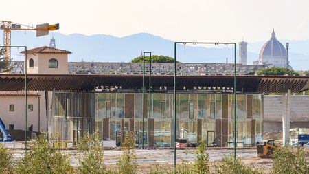 GERMOGLI PH: 6 SETTEMBRE 2022 BAGNO A RIPOLI VIOLA PARK CANTIERE AVANZAMENTO LAVORI