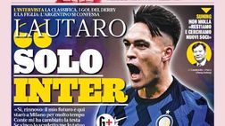 Prima Pagina, La Gazzetta dello Sport: “Lautaro, solo Inter. Ibra Diavolo rosso. Il re punta O Rei”