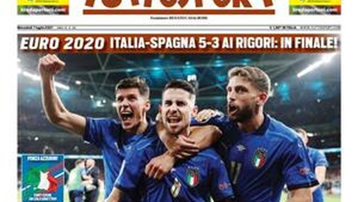 Prima Pagina, Tuttosport: “Che leoni!” Prima Pagina, Tuttosport: “Che leoni!”